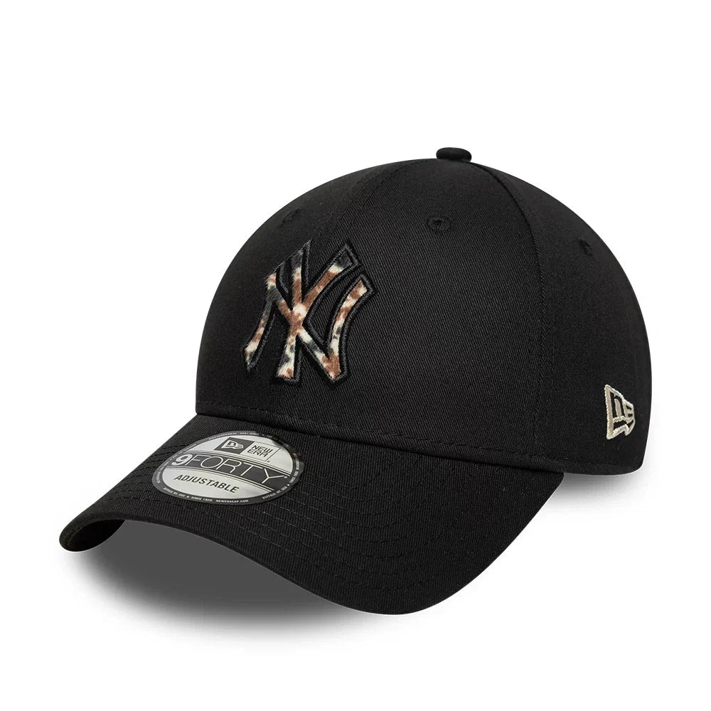 NEW ERA CAP 9FORTY New York Yankees Animal Print Nero
