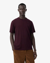 LACOSTE T-Shirt in Piquè di Cotone PimaMarrone
