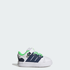 ADIDAS Sneaker Bambino Lightorama Court Bianca/Blu/Verde