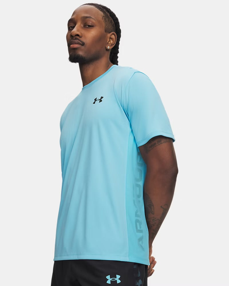 UNDER ARMOUR T-Shirt Tech Utility Azzurra