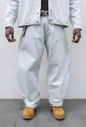 PRESENT DAY Coordinato In Jeans Chiaro Over Size