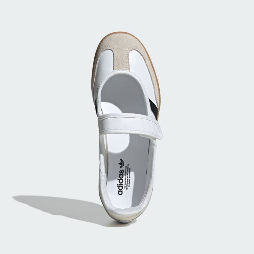 Adidas Samba Barreda Mary Jane Con Strappo Sneaker Donna Nera Beige
