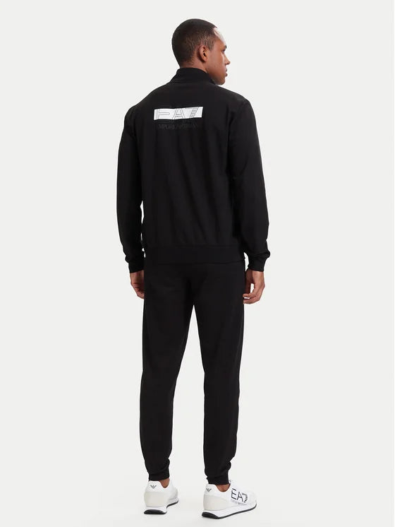 EMPORIO ARMANI Tuta Completa Con Zip Senza Cappuccio Nero