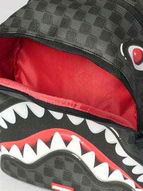 SPRAYGROUND Zaienetto In Pelle a Scacchi Nero