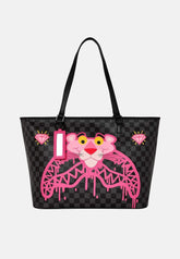 SPRAYGROUND x PANTERA ROSA BORSA PINK PANTHER DRIPPY DIAMONDS nera/rosa