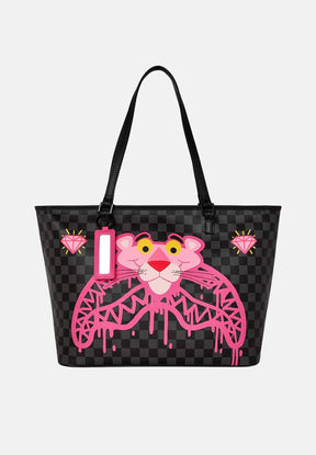 SPRAYGROUND x PANTERA ROSA BORSA PINK PANTHER DRIPPY DIAMONDS nera/rosa