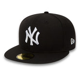 NEW ERA Cappello con visiera 59 FIFTY Fitted New York Yankees Nero Con Logo Ricamato