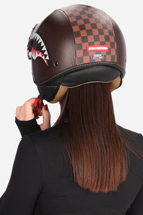 SPRAYGROUND Casco SHARKS IN PARIS HELMET Marrone