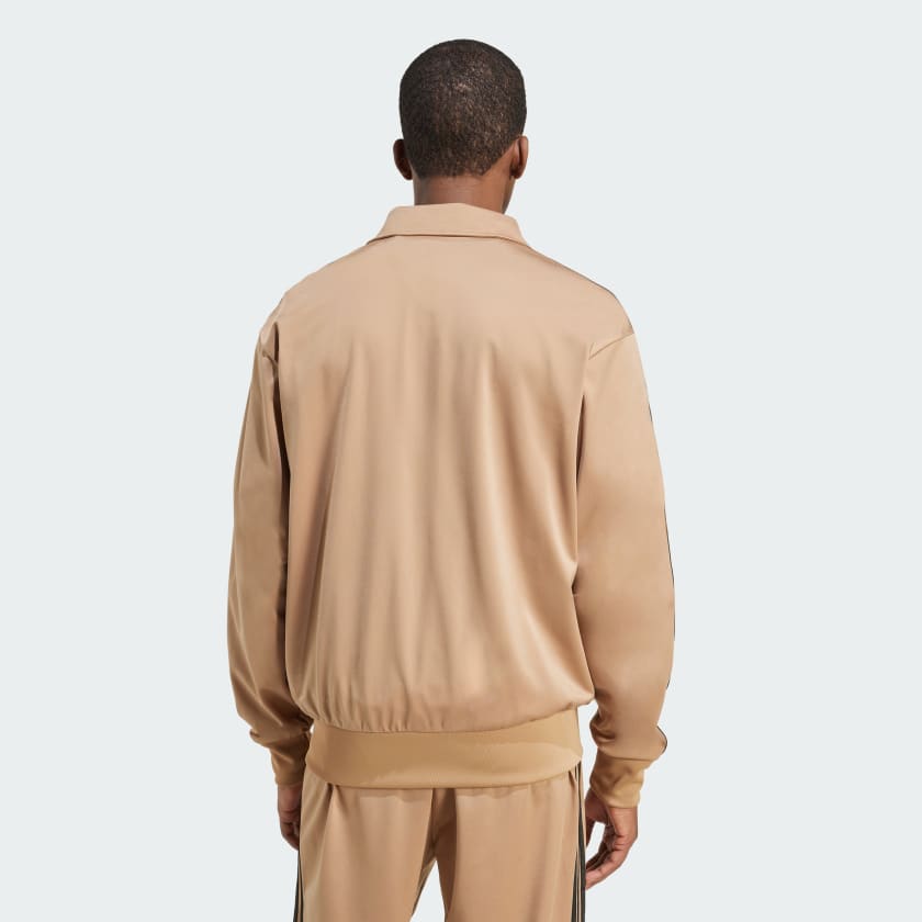 ADIDAS originals Tuta Acetata Con Zip Senza Cappuccio Beige/Nera 2025/2026