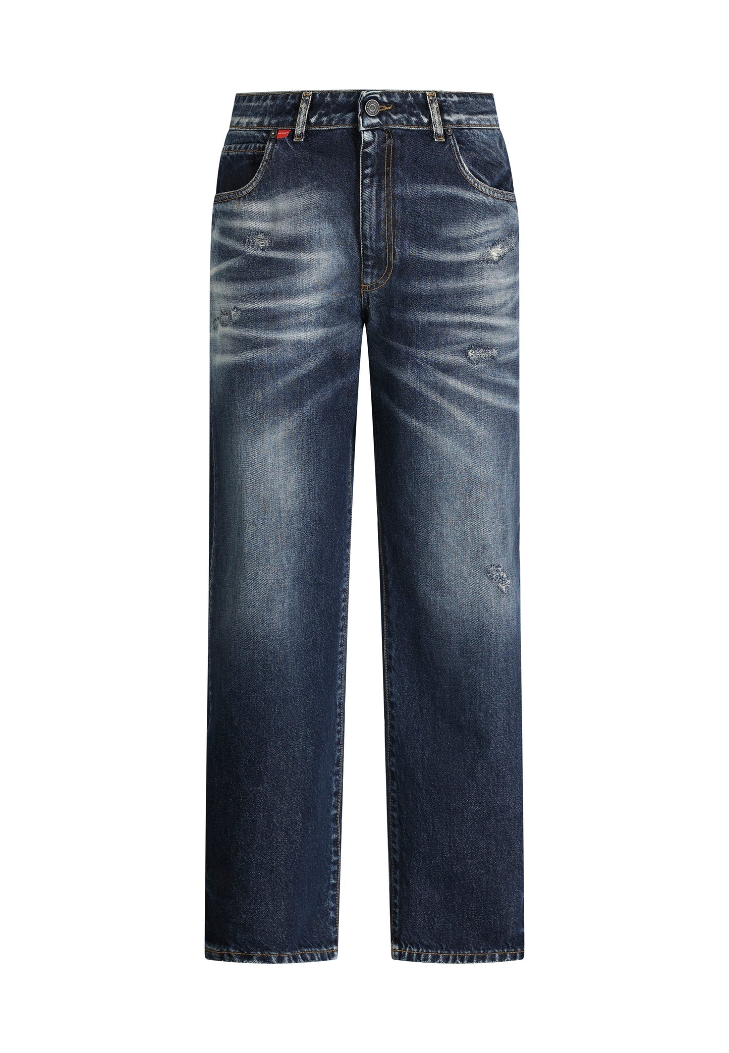 PATRIÒT Jeans Baggy Loose Fit Sabbiato Blu Scuro