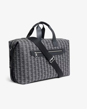 LACOSTE Borsone The Blend Monogram Nero