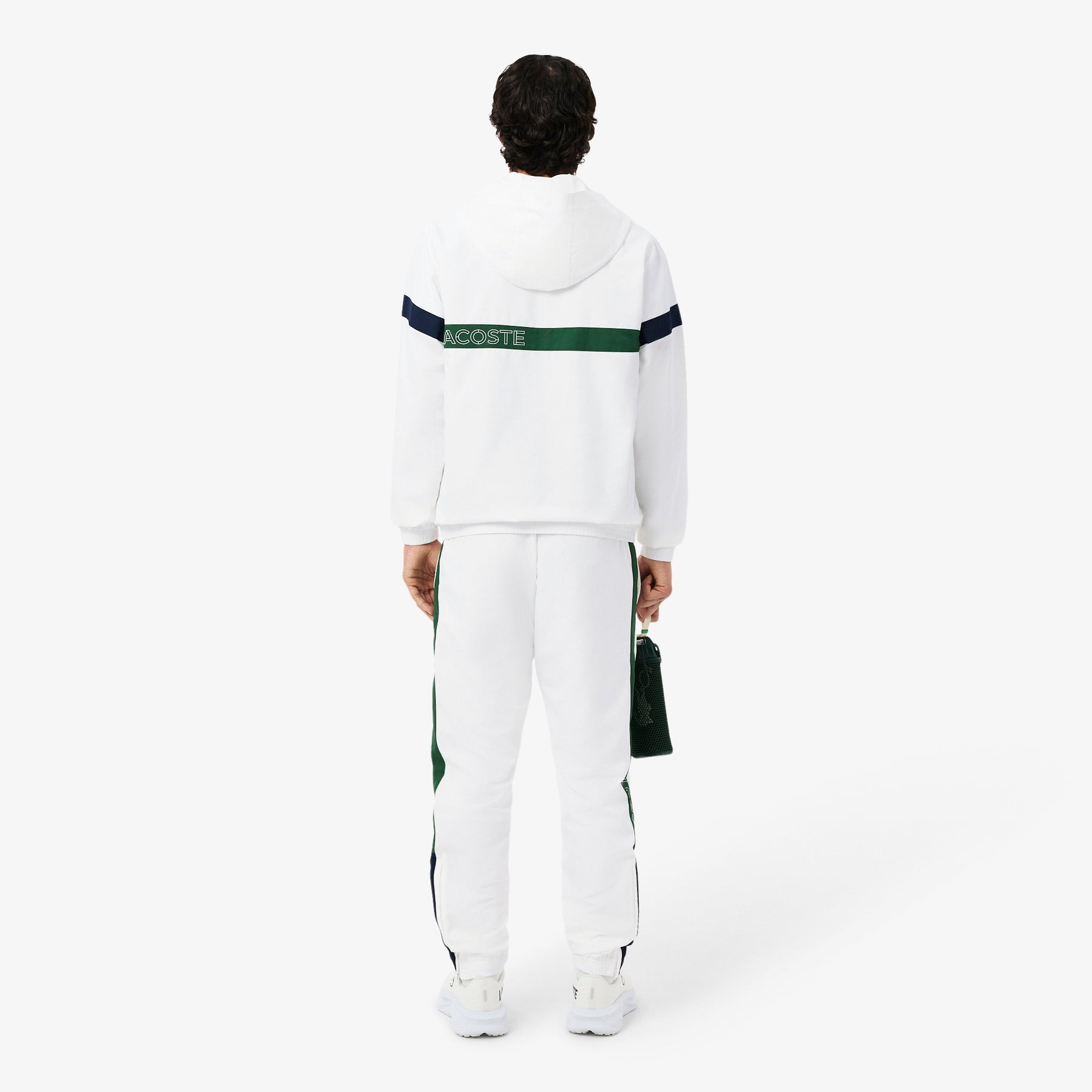 LACOSTE Tuta In Microfibra bianca