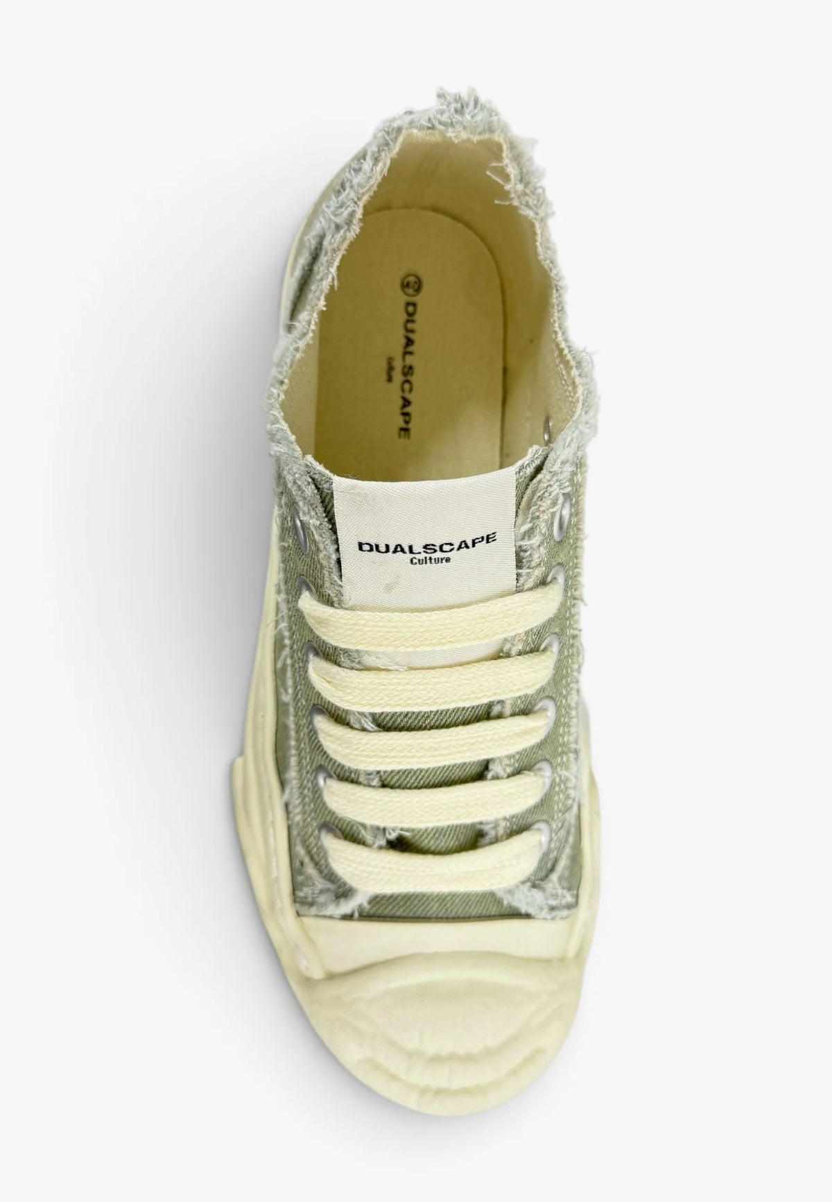 DUALSCAPE Sneakers In Tela Jeans/Panna