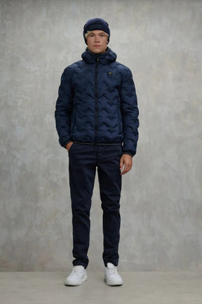 BLAUER Giubbotto Piumino Uomo Invernale Termosaldato Blu