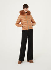 COLMAR DONNA GIUBBOTTO CORTO CON PELLICCIA OCRA