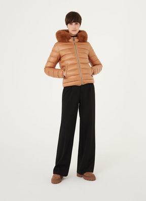 COLMAR DONNA GIUBBOTTO CORTO CON PELLICCIA OCRA