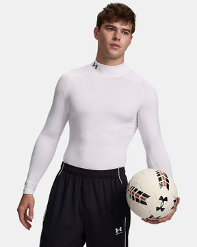 UNDER ARMOUR T-Shirt a Maniche Lunghe Tech HeatGear Bianca