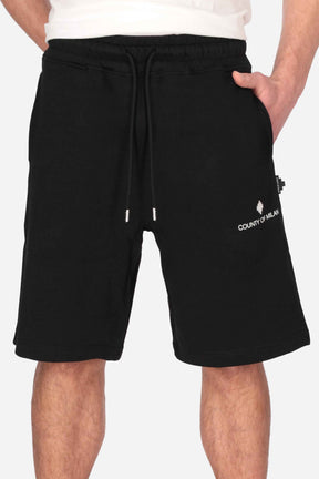 COUNTY OF MILAN Marcelo Burlon Pantaloncino Basic Nero