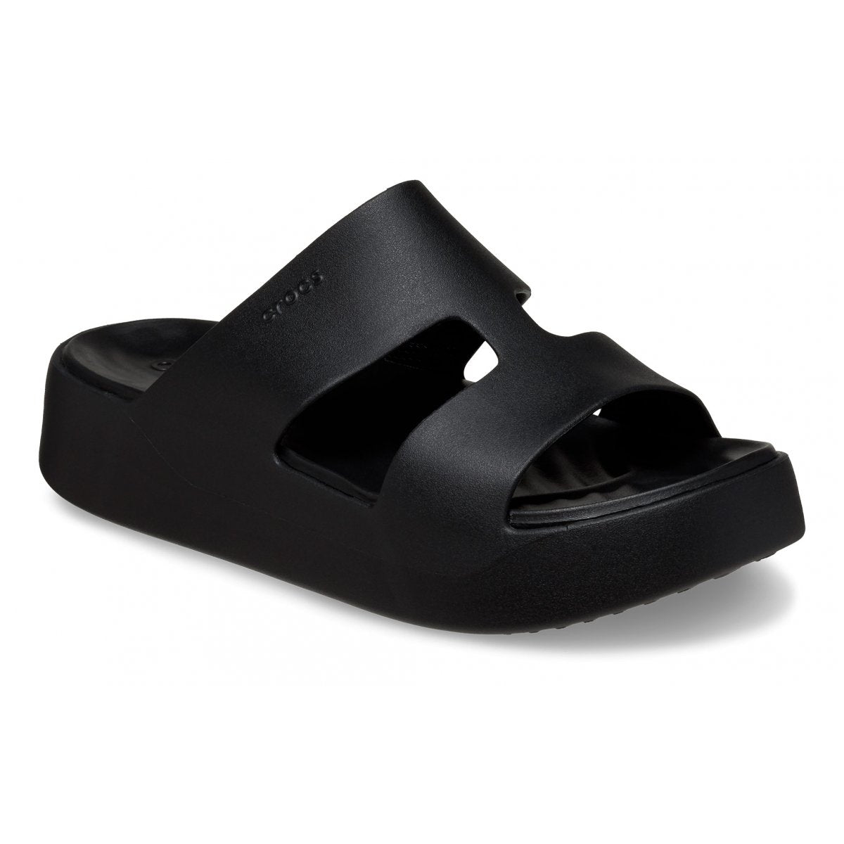 CROCS Ciabatta In Gomma Getaway Platform H-Strap Nera