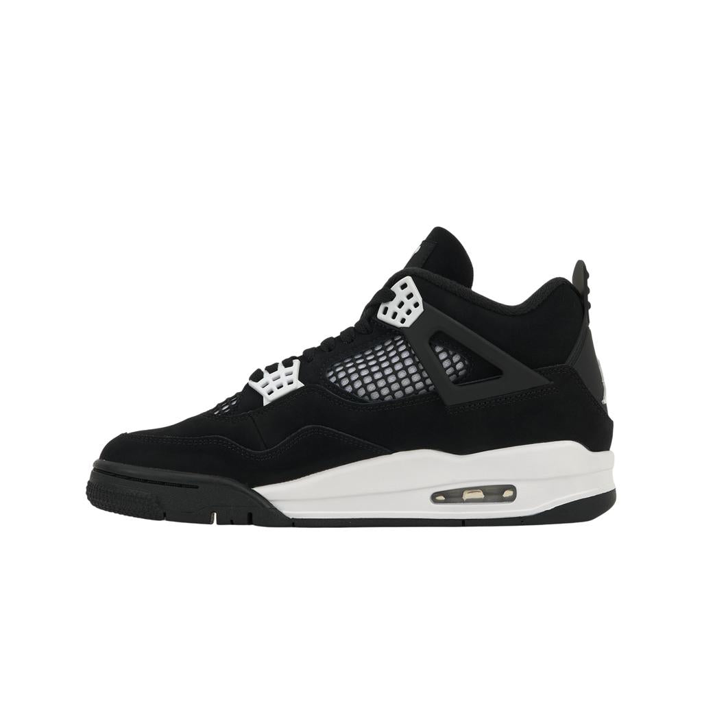 JORDAN 4 Retro White Thunder Nero/Bianco