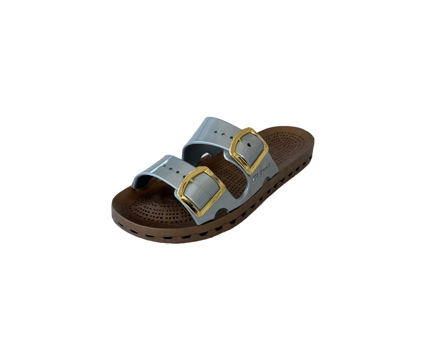 SENSI Ciabatta Suola Marrone PRESTIGIO Silver