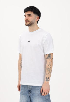 DISCLAIMER T-Shirt Basic Con Stampa Scritta Retro Bianco