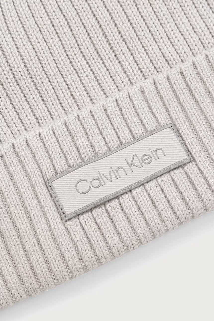 CALVIN KLEIN Berretto In Lana Unisex Ghiaccio