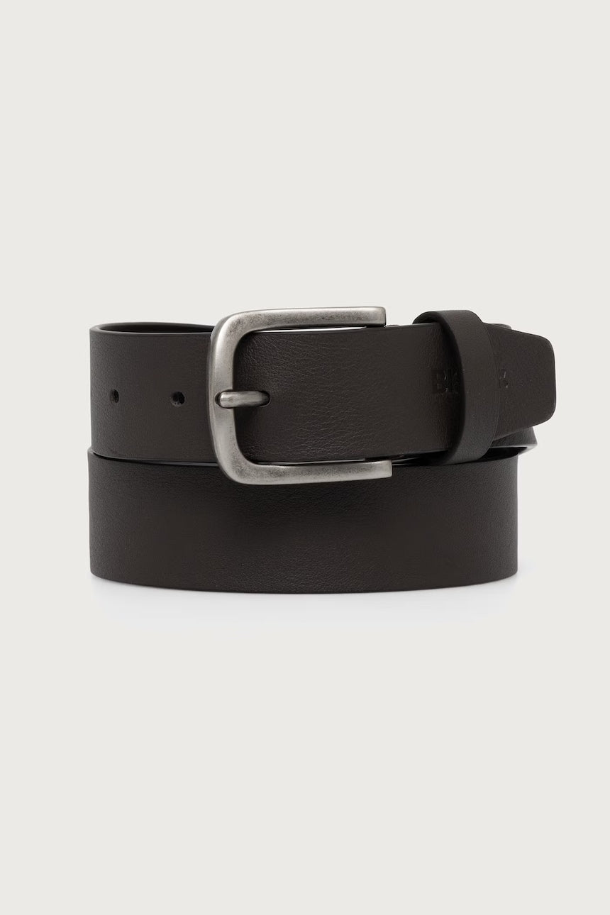 BLAUER Cintura In Pelle Marrone Con Fibbia In Metallo