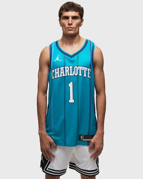 NIKE x NBA Canotta Charlotte Hornets Azzurra