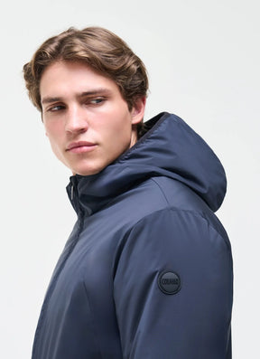 COLMAR Giubbotto In Tessuto Stretch Con Cappuccio Blu 26/27