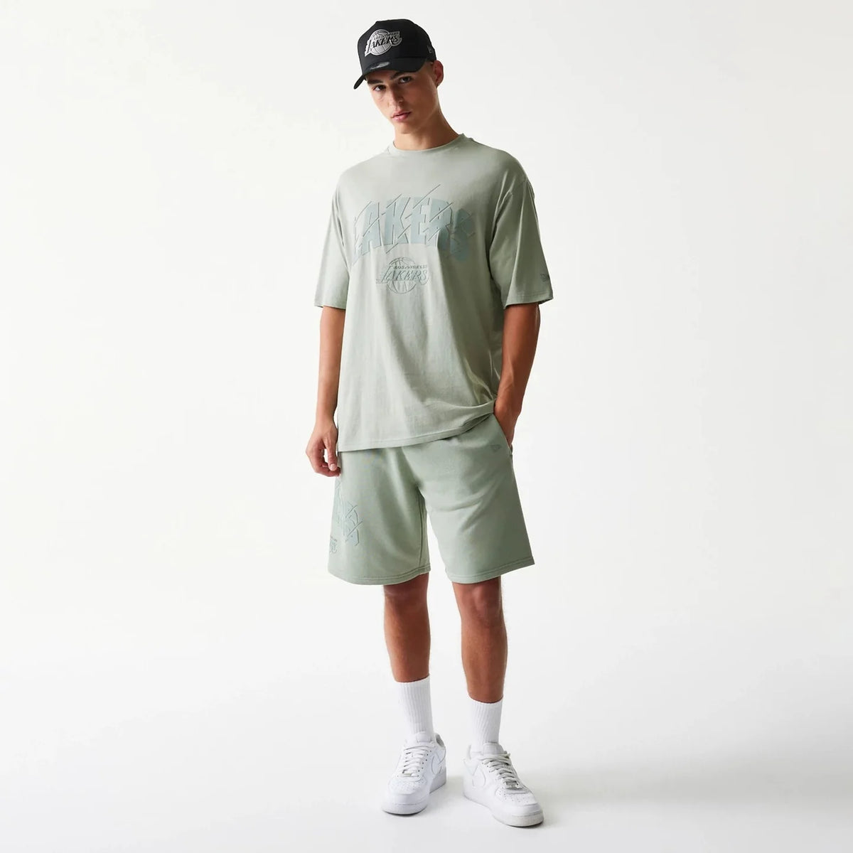 NEW ERA Completino Lakers Con Stampa in Rilievo Verde Menta
