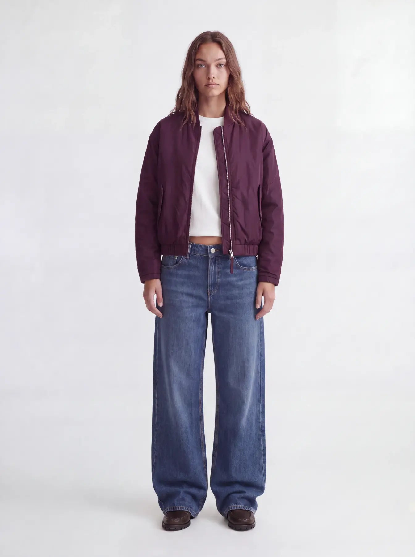 JJXX JXBREE  Bomber JACKET Bordeaux imbottito