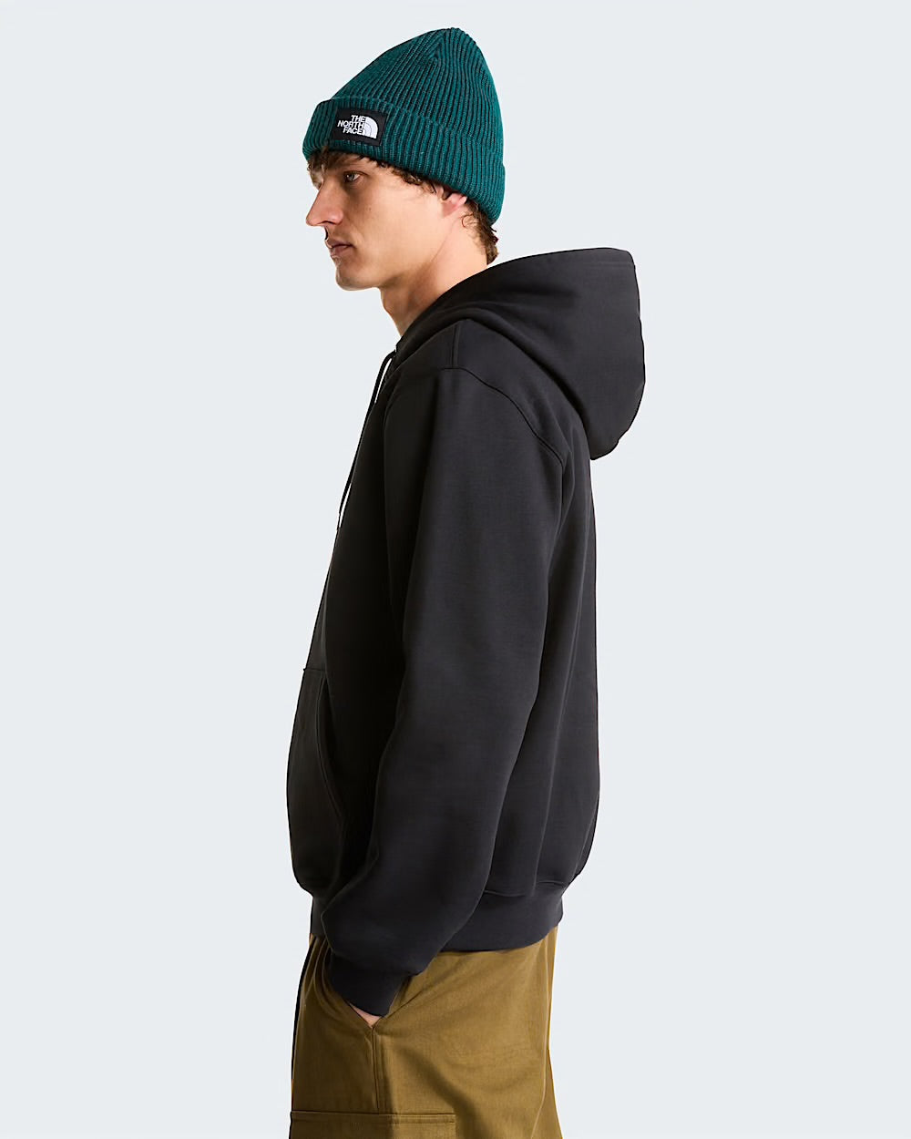 THE NORTH FACE Felpa Con Cappuccio Logo Grande Nero 26/27
