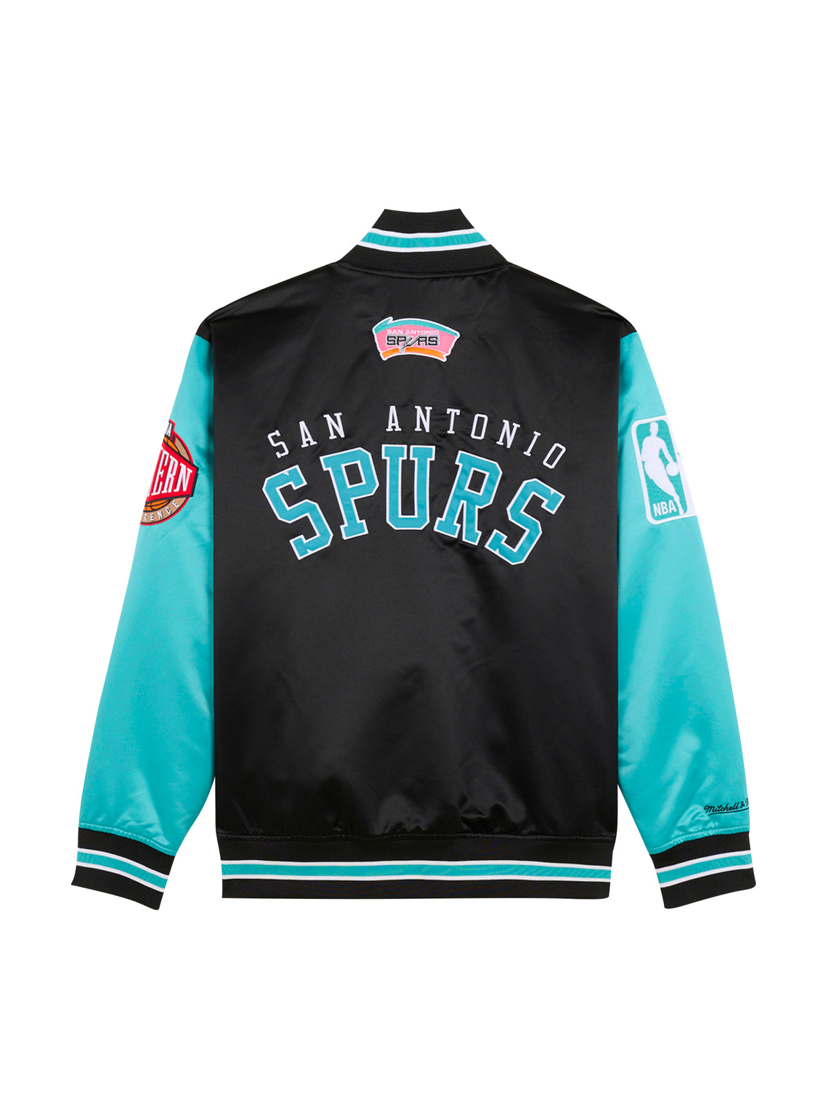 MITCHELL&NESS Varsity Jacket San Antonio Spurs Nero