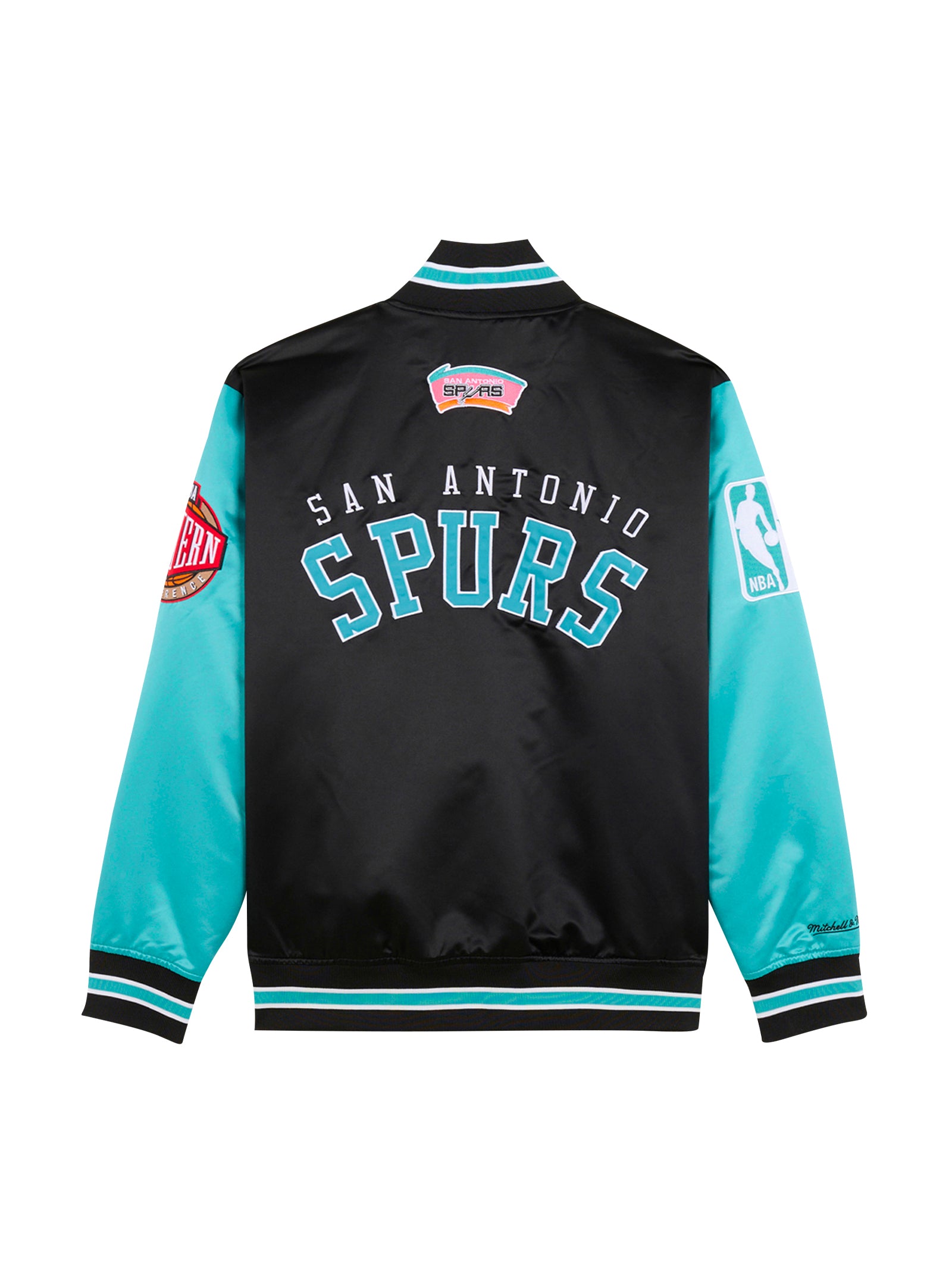 MITCHELL&NESS Varsity Jacket San Antonio Spurs Nero