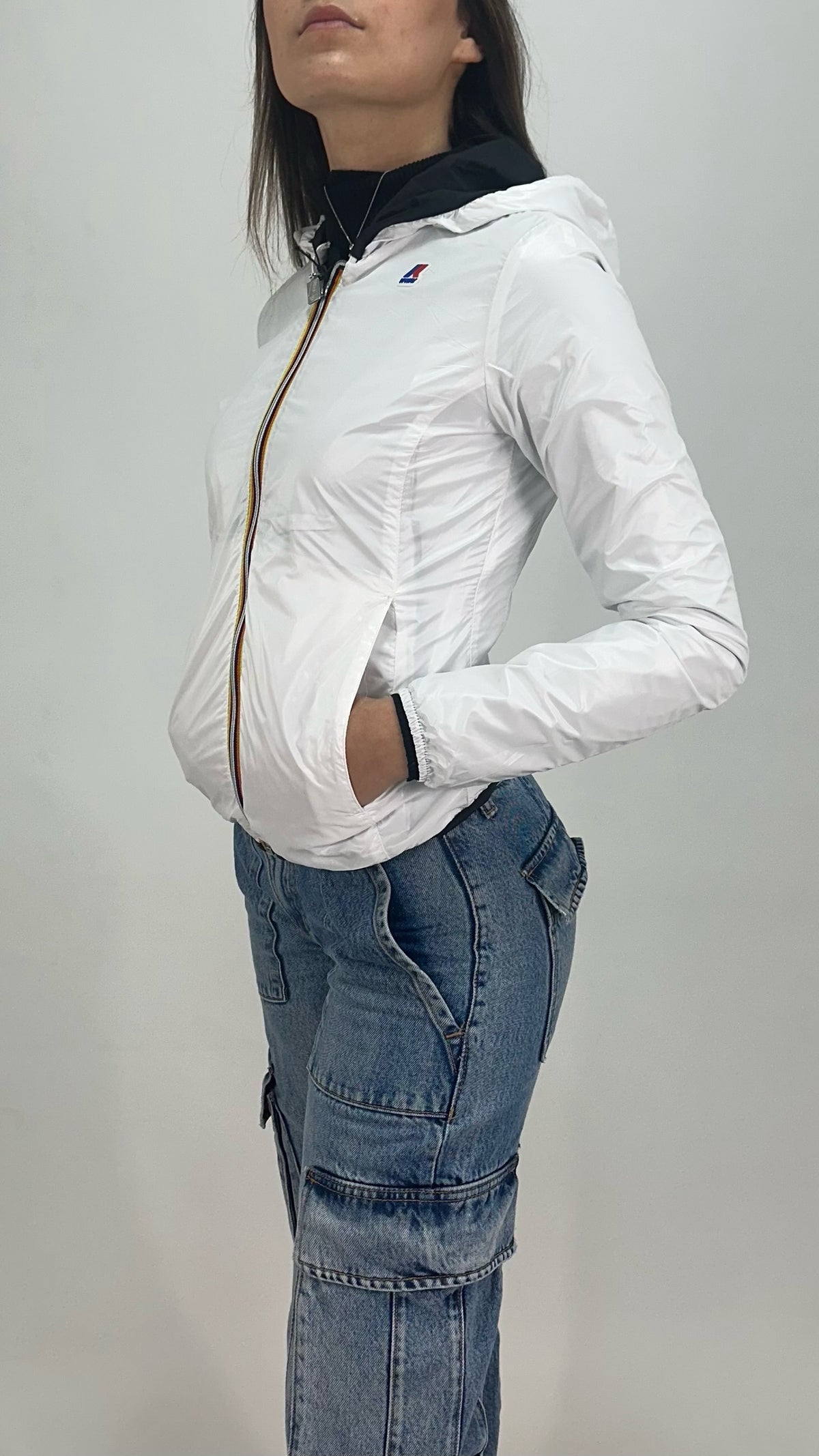 K-WAY Antivento Lyly Plus.2 Double Donna Bianco/Nero