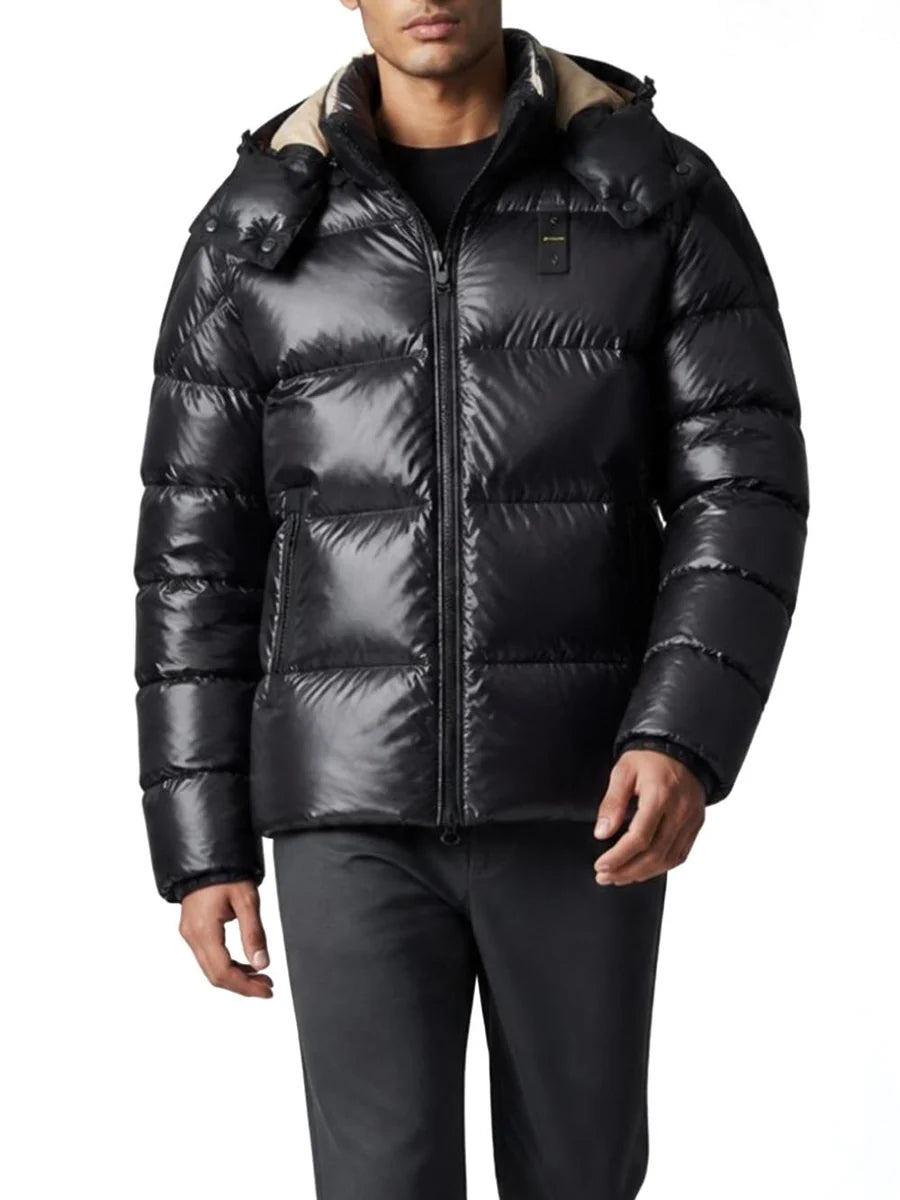 BLAUER Kiernan Giubbotto Con Cappuccio Nero