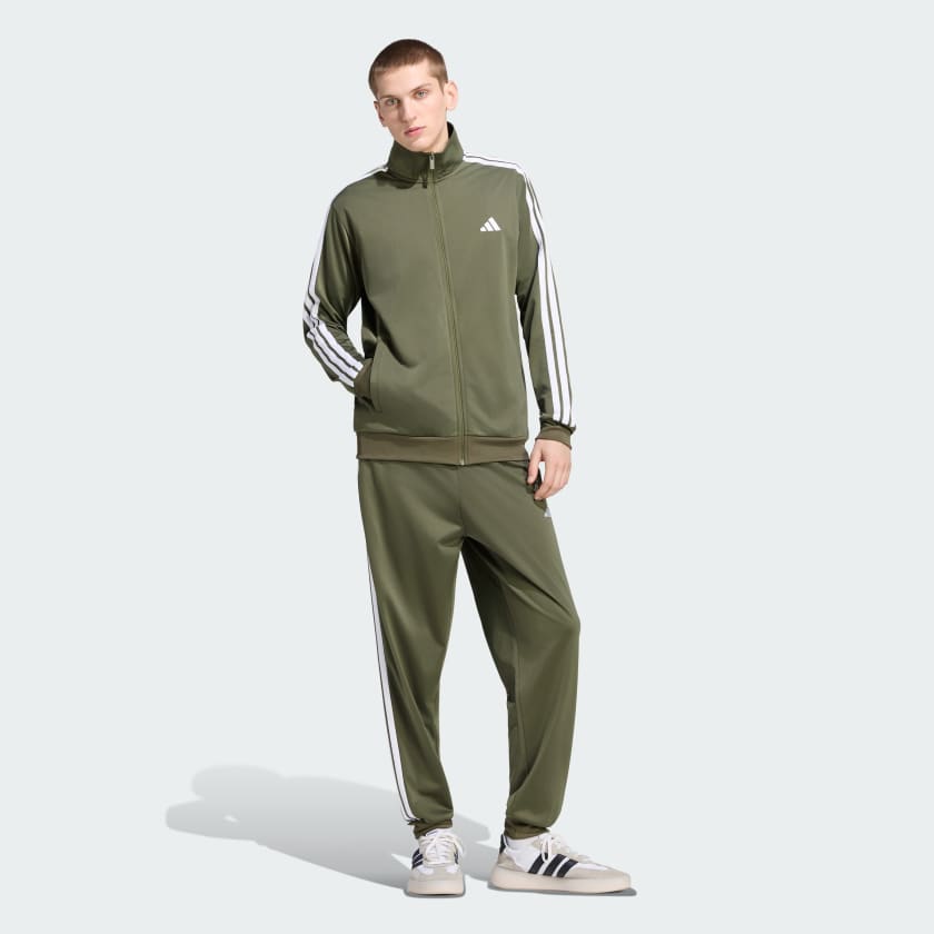 ADIDAS Tuta Completa Performance Acetata Dayready Verde/Bianca