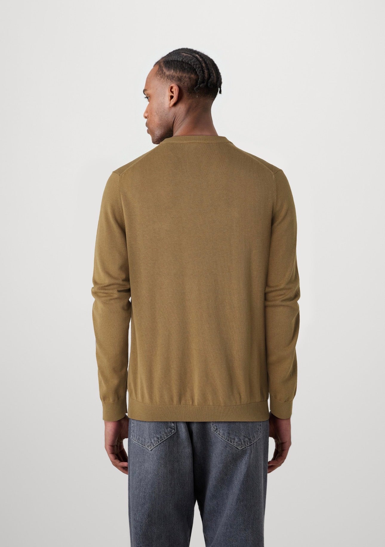 LACOSTE Maglioncino Basic Misto Lana Beige