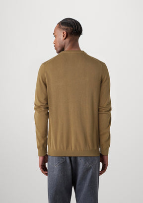 LACOSTE Maglioncino Basic Misto Lana Beige