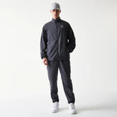 NEW ERA Tuta Microfibra Primaverile New York Yankees Con Cappuccio e Zip Grigia 25/26