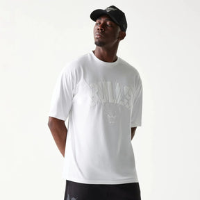 NEW ERA Completino Chicago Bulls Con Stampa in Rilievo Bianco/Nero