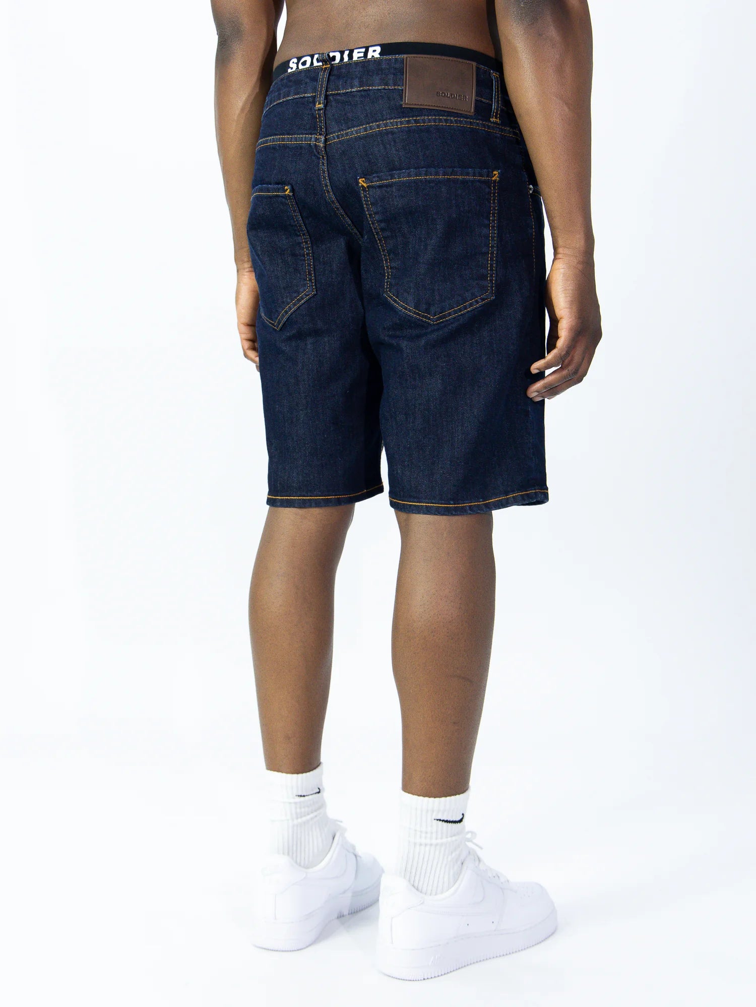 SOLDIER Bermuda Jeans Denim Blu Scuro