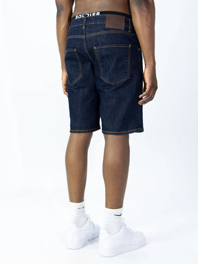 SOLDIER Bermuda Jeans Denim Blu Scuro