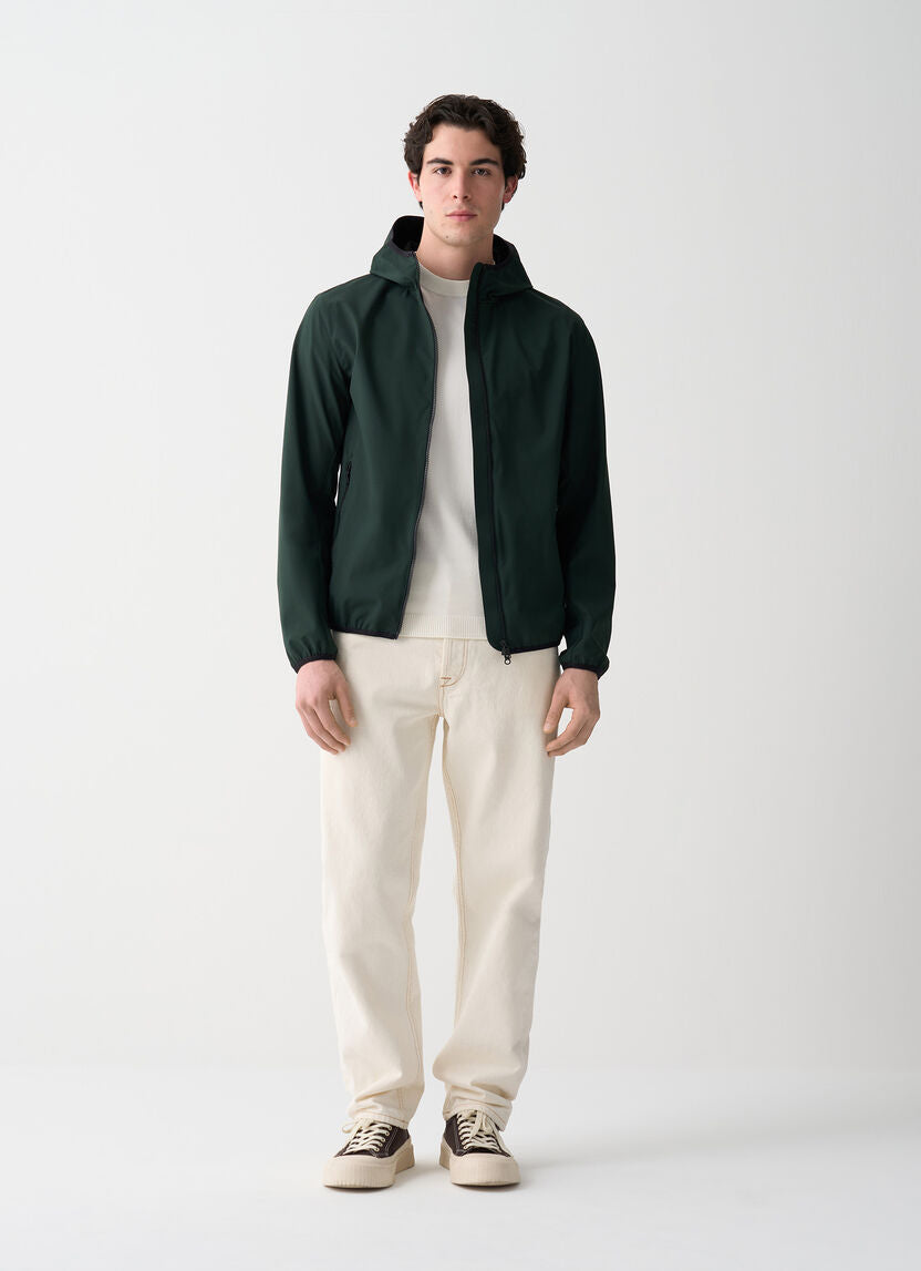 COLMAR Antivento Sfoderato Con Cappuccio Verde