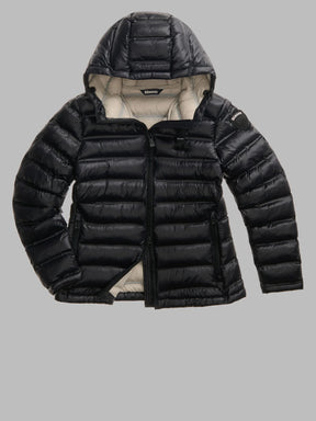 BLAUER Giubbotto Corto Ellis Ovattato Con Cappuccio Donna Nero
