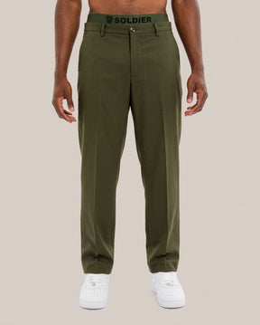 SOLDIER Pantalone Sart Verde Militare