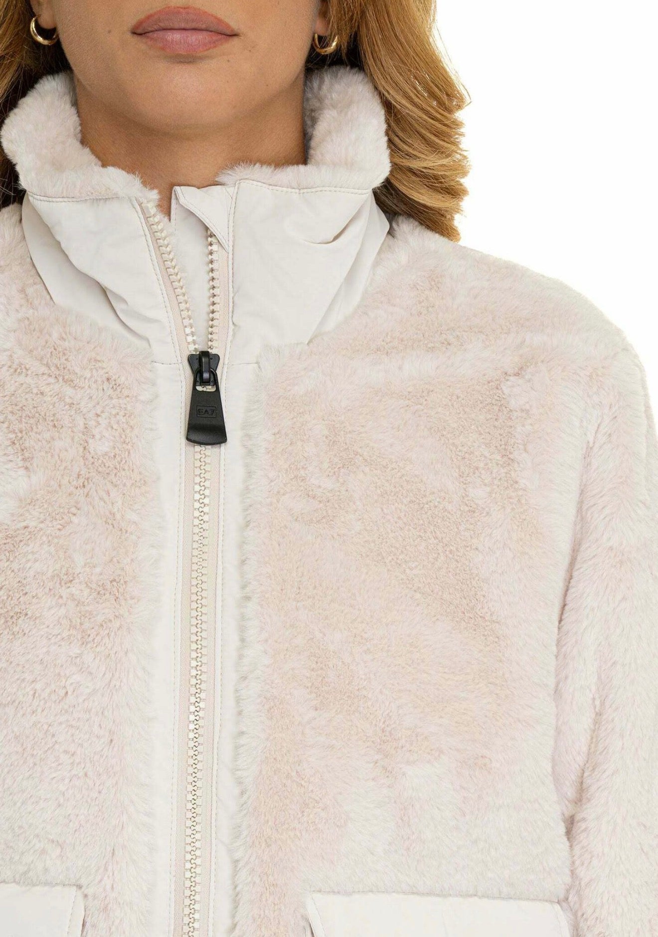 EMPORIO ARMANI DONNA GIUBBOTTO PELLICCIA PANNA