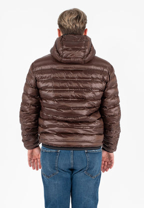 BLAUER Giubbotto Reversibile Liscio Uomo Invernale Nero/Marrone