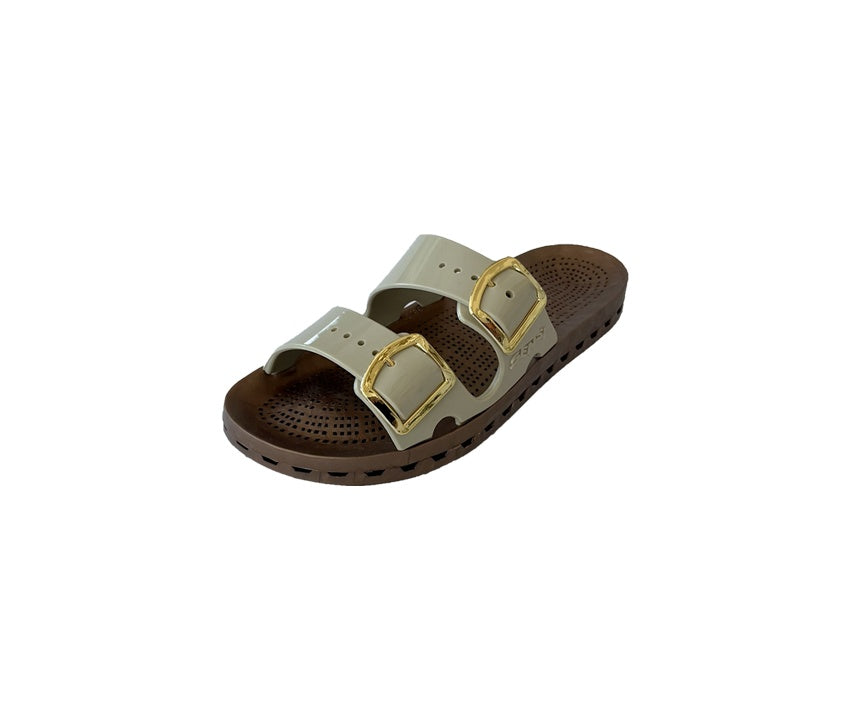 SENSI Ciabatta Suola Marrone PRESTIGIO Beige
